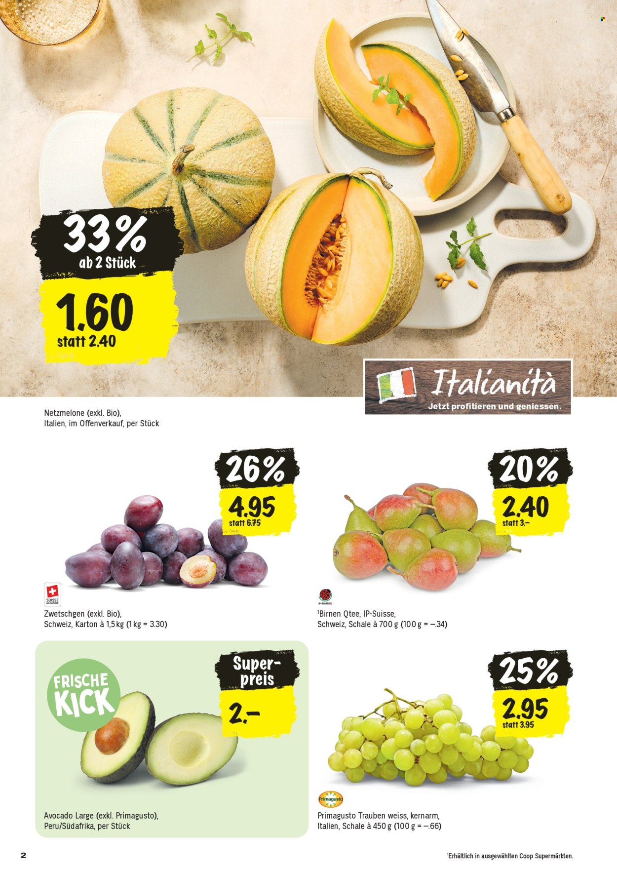 Prospekte Coop - 20.8.2026 - 26.8.2026. Seite 2. Seite 2