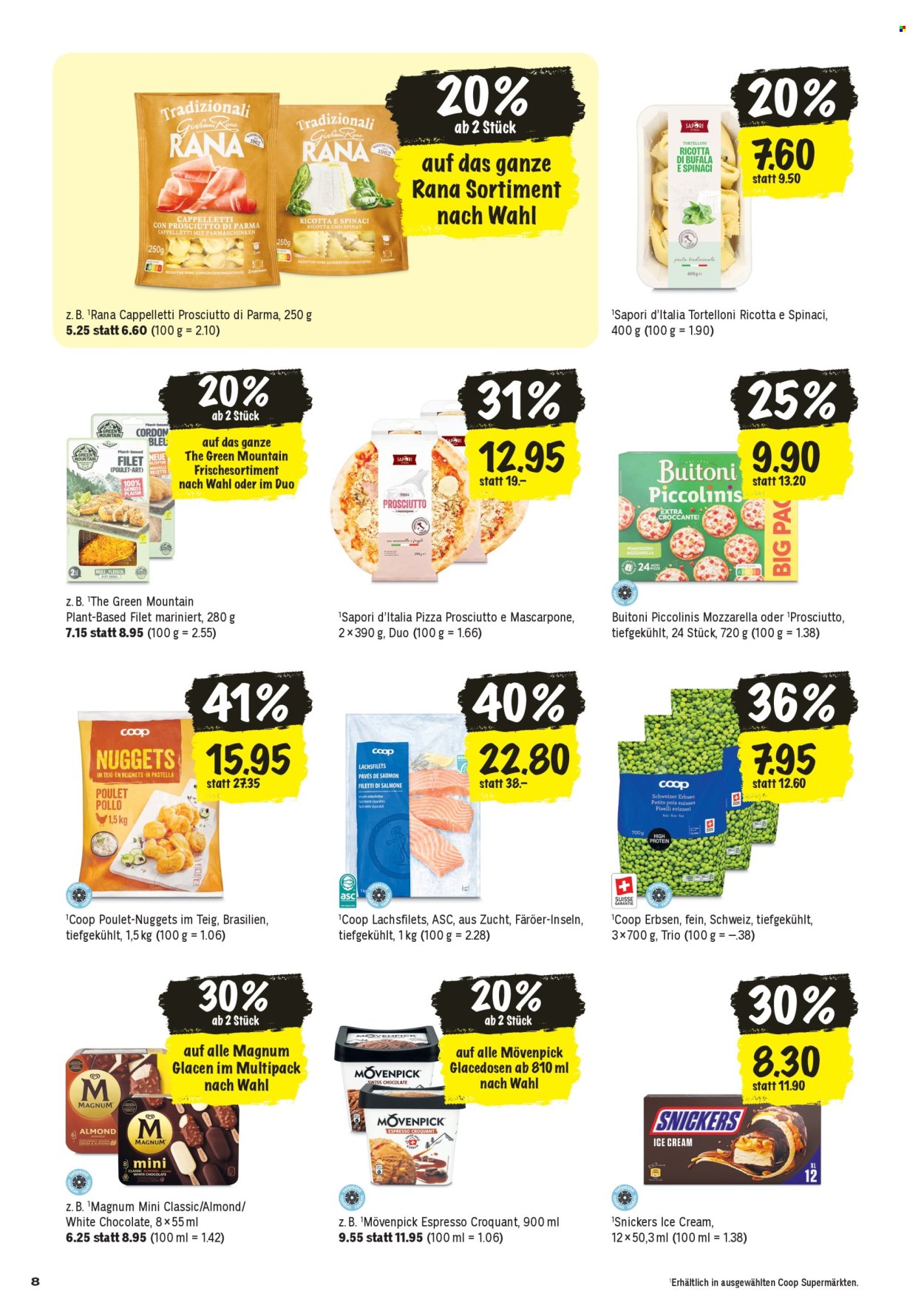 Prospekte Coop - 20.8.2026 - 26.8.2026. Seite 8. Seite 8