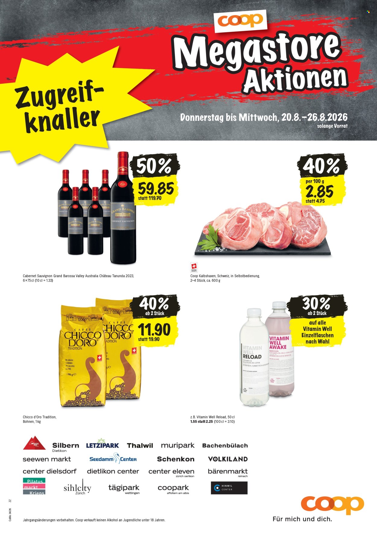 Prospekte Coop - 20.8.2026 - 26.8.2026. Seite 21. Seite 21