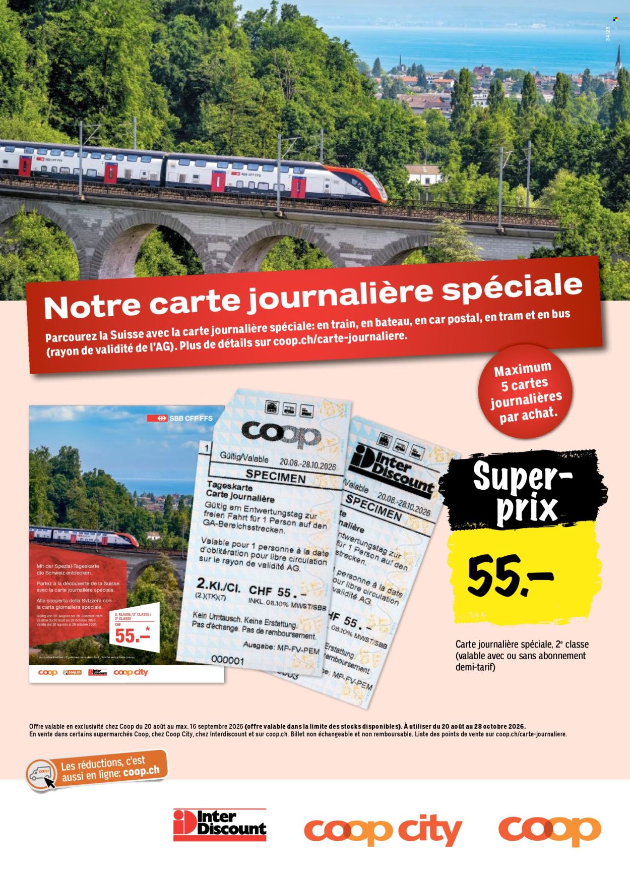Prospekte Coop - 20.8.2026 - 26.8.2026. Seite 77. Seite 77