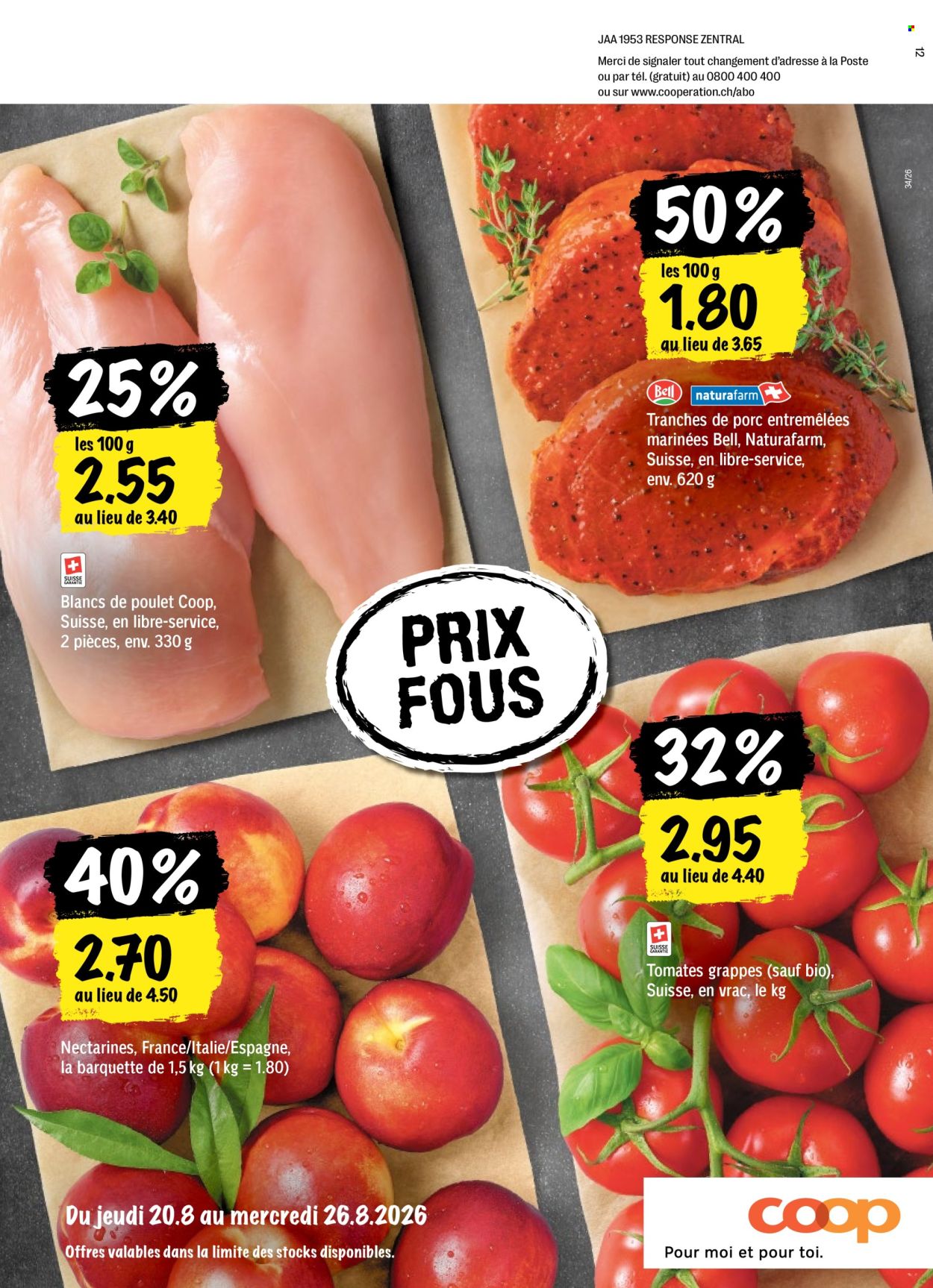Prospekte Coop - 20.8.2026 - 26.8.2026. Seite 96. Seite 96