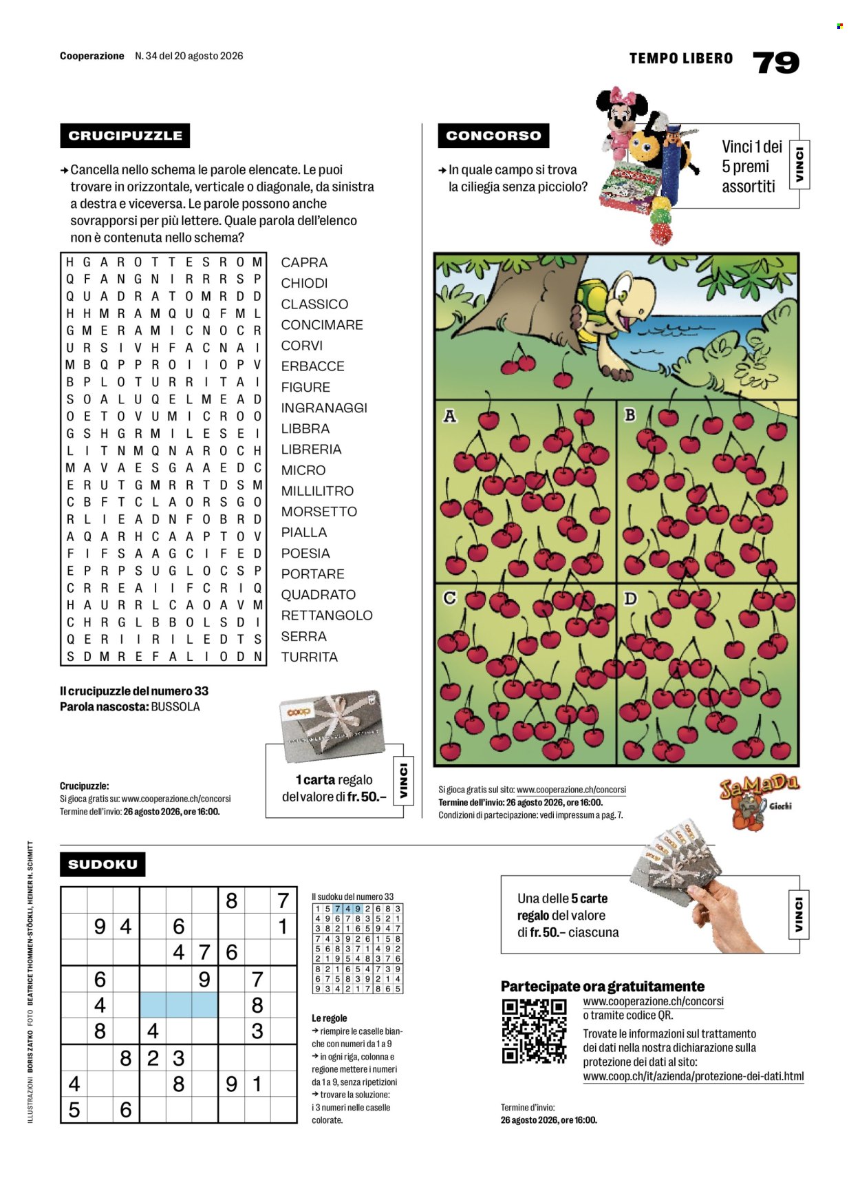 Prospekte Coop - 20.8.2026 - 26.8.2026. Seite 79. Seite 79