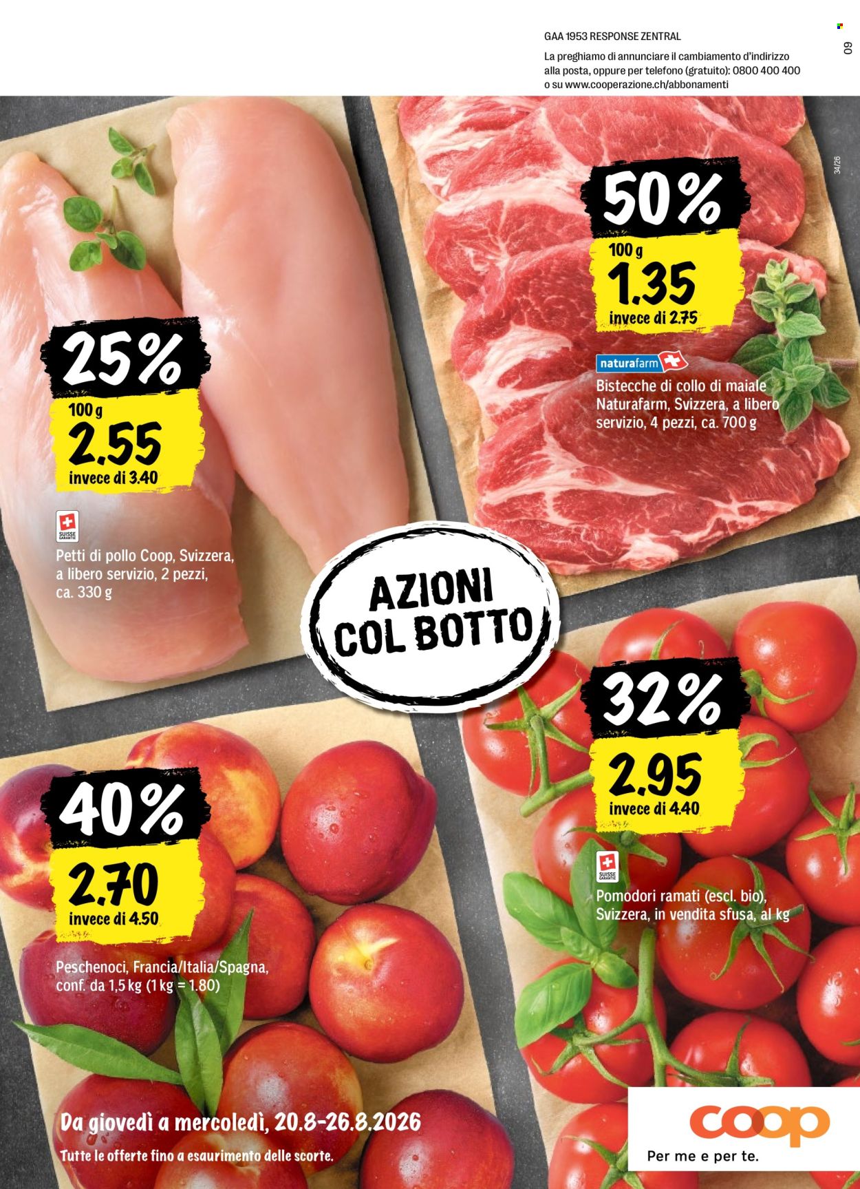 Prospekte Coop - 20.8.2026 - 26.8.2026. Seite 88. Seite 88