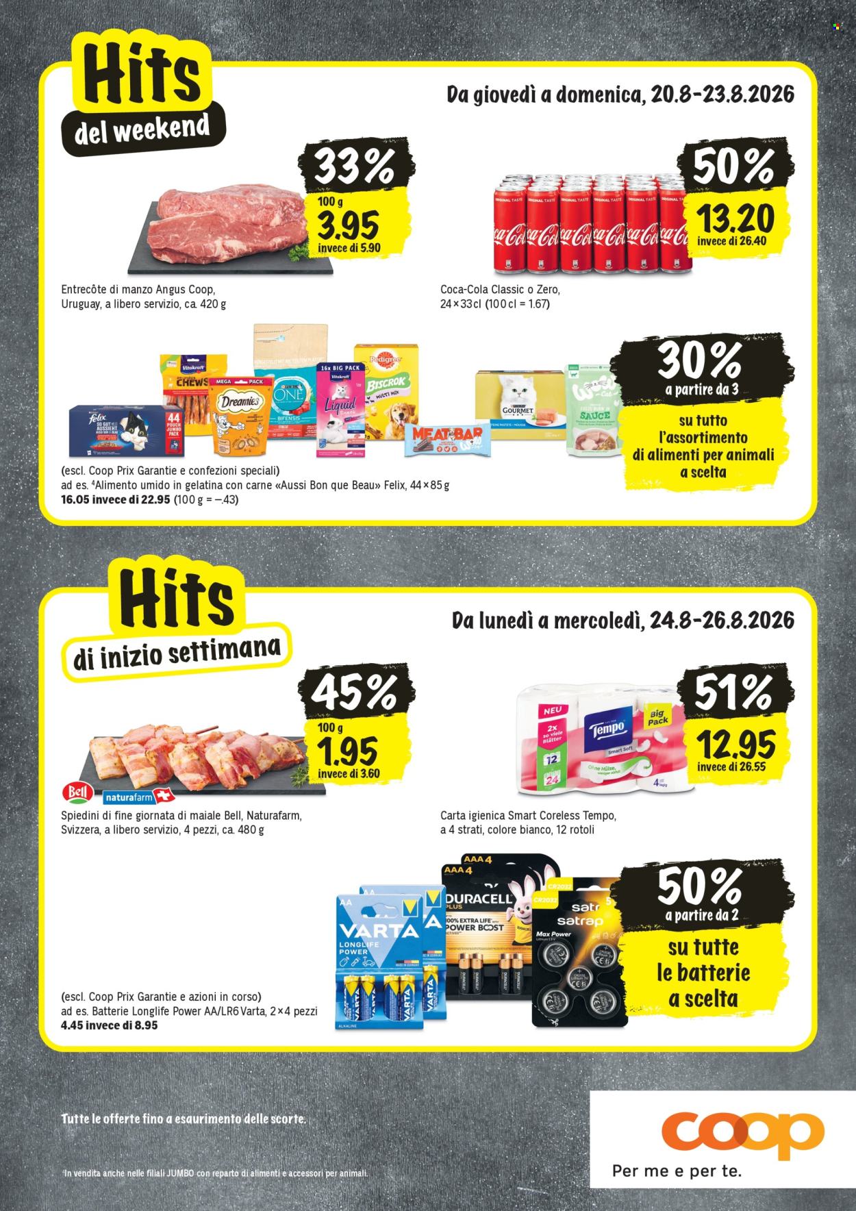 Prospekte Coop - 20.8.2026 - 26.8.2026. Seite 20. Seite 20