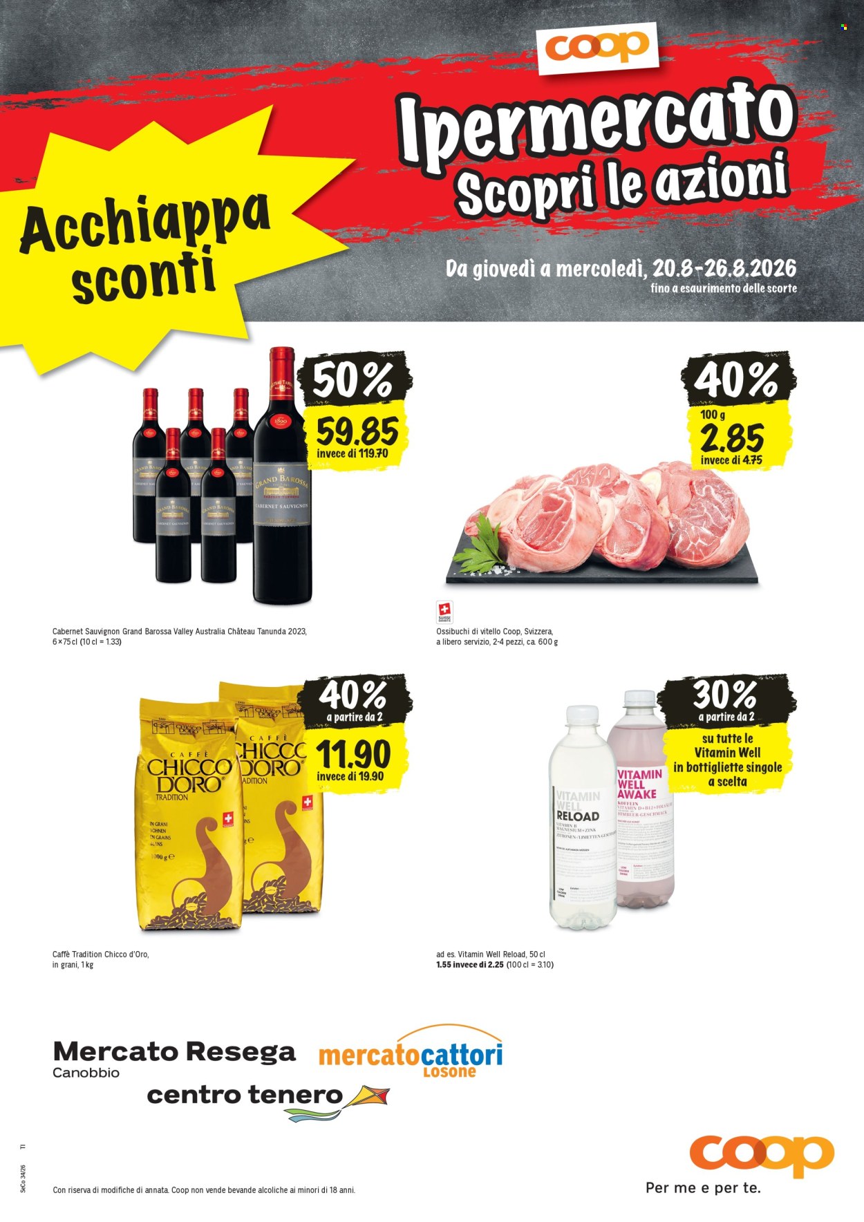 Prospekte Coop - 20.8.2026 - 26.8.2026. Seite 21. Seite 21