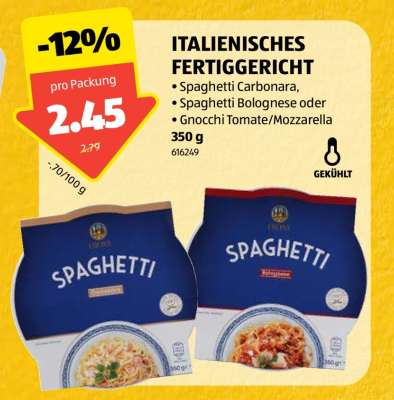 ITALIENISCHES FERTIGGERICHT