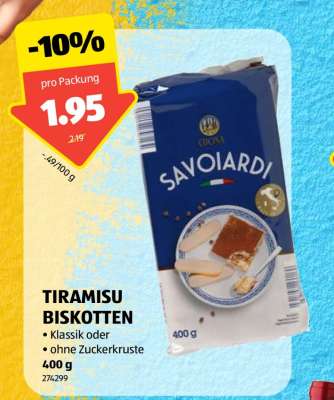 TIRAMISU BISKOTTEN