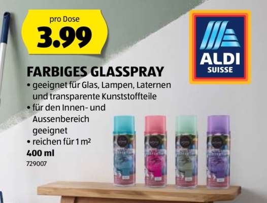 FARBIGES GLASSPRAY