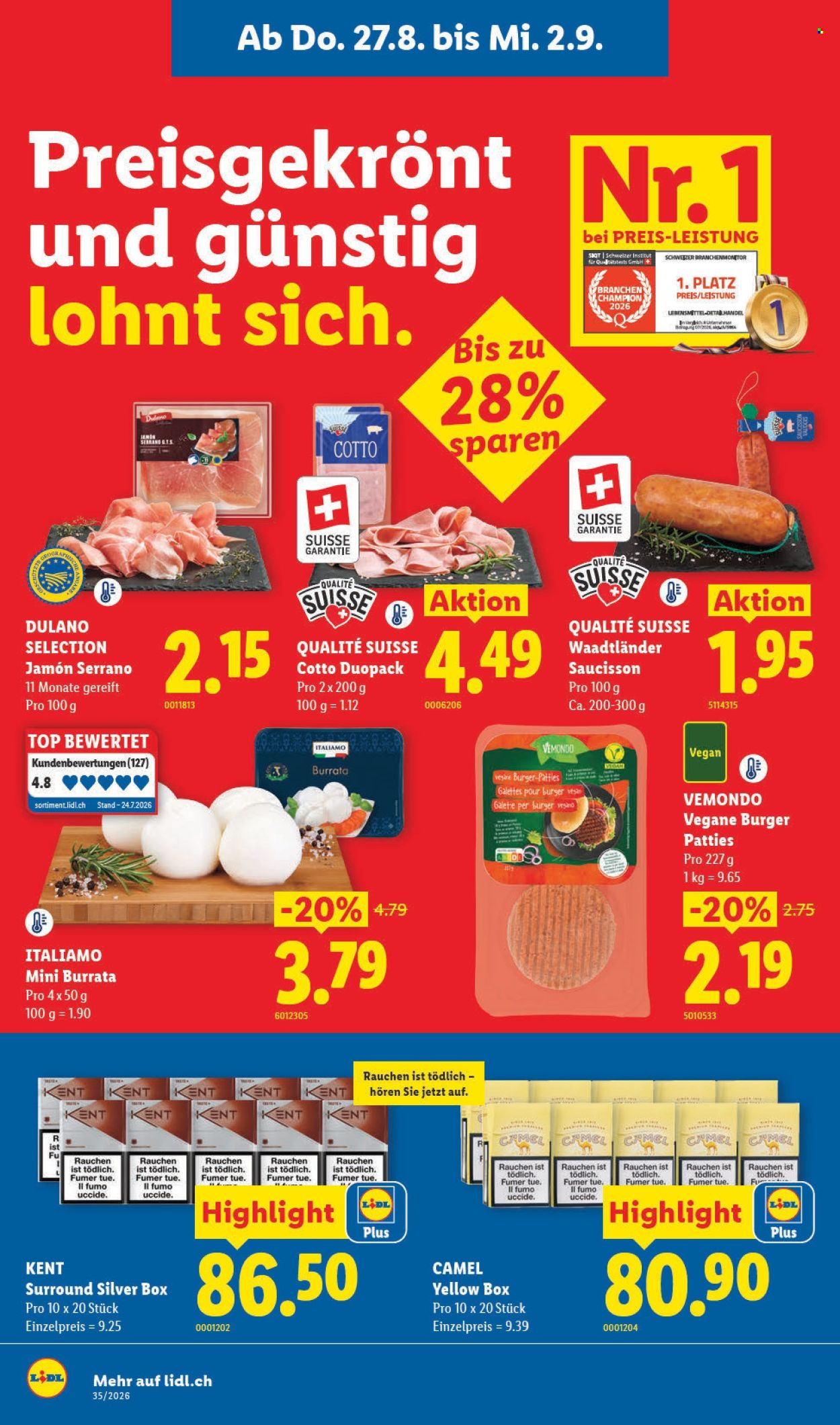 Prospekte Lidl - 27.8.2026 - 2.9.2026. Seite 12. Seite 12