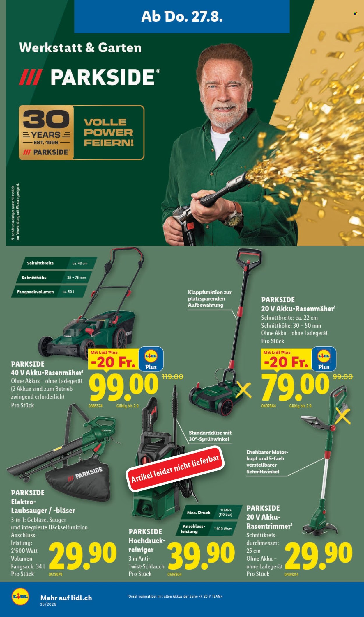 Prospekte Lidl - 27.8.2026 - 2.9.2026. Seite 18. Seite 18