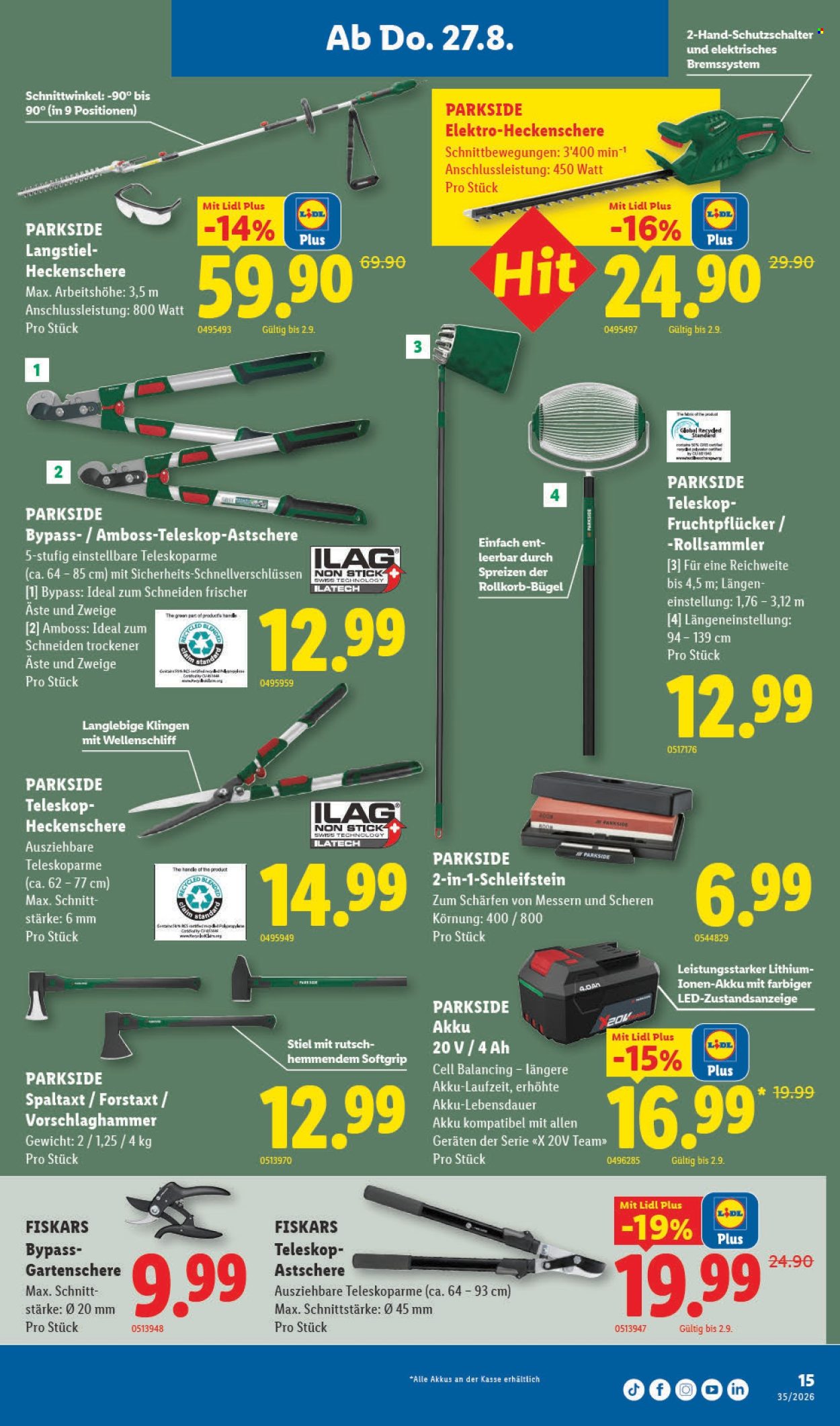 Prospekte Lidl - 27.8.2026 - 2.9.2026. Seite 19. Seite 19