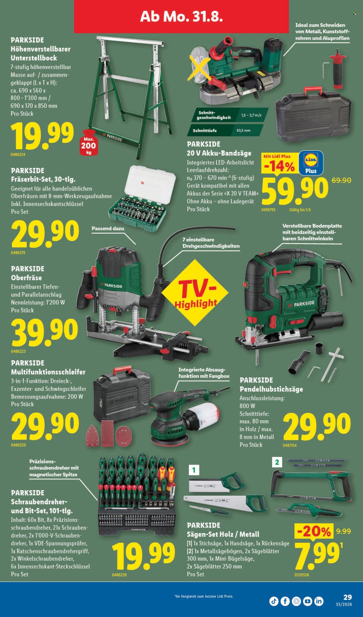 Prospekte Lidl - 27.8.2026 - 2.9.2026. Seite 33. Seite 33