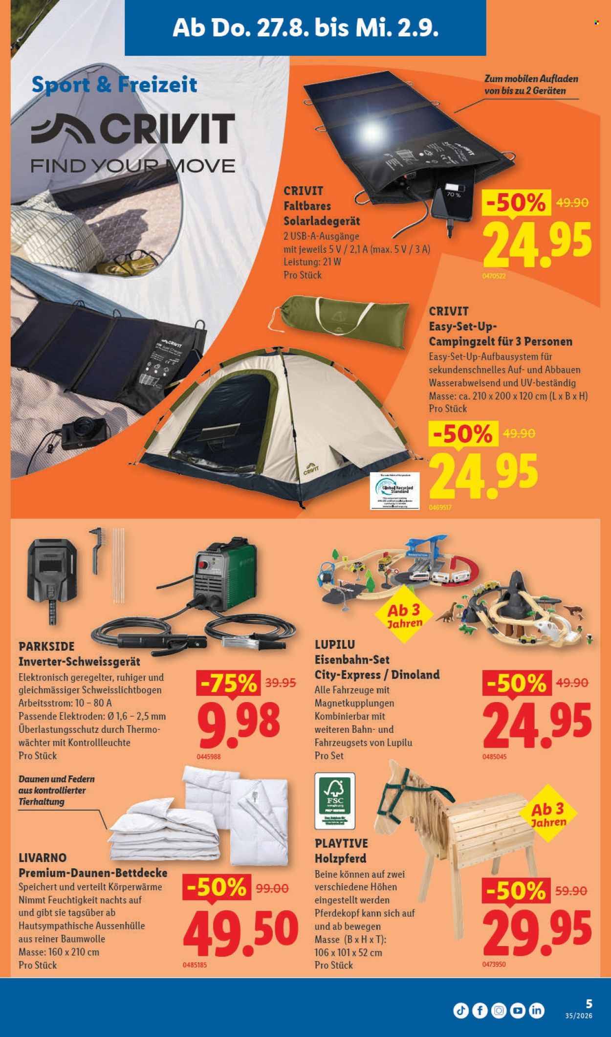 Prospekte Lidl - 27.8.2026 - 2.9.2026. Seite 5. Seite 5