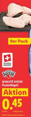 QUALITÉ SUISSE Pouletflügeli