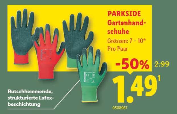 PARKSIDE Gartenhandschuhe