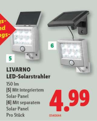 LIVARNO LED-Solarstrahler