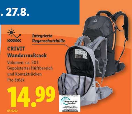 CRIVIT Wanderrucksack