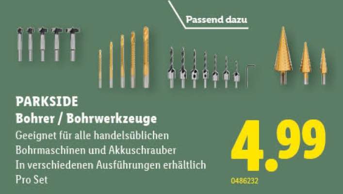 PARKSIDE Bohrer / Bohrwerkzeuge