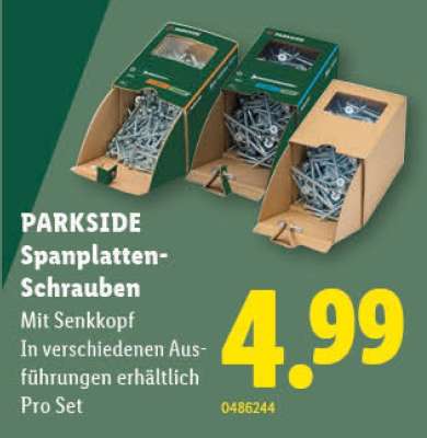 PARKSIDE Spanplatten-Schrauben
