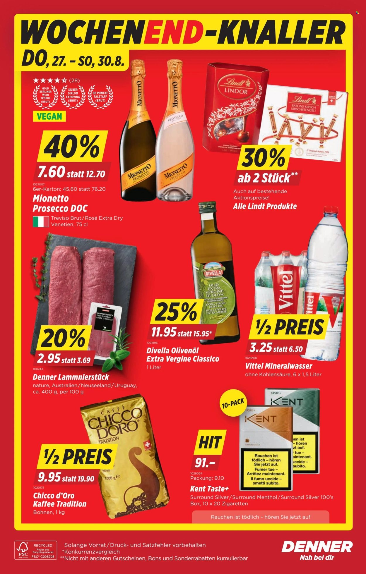 Prospekte Denner - 27.8.2026 - 2.9.2026. Seite 22. Seite 22