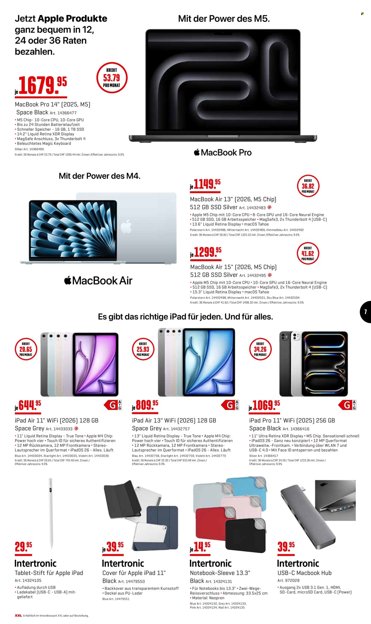 Prospekte Interdiscount - 24.8.2026 - 30.8.2026. Seite 7. Seite 7