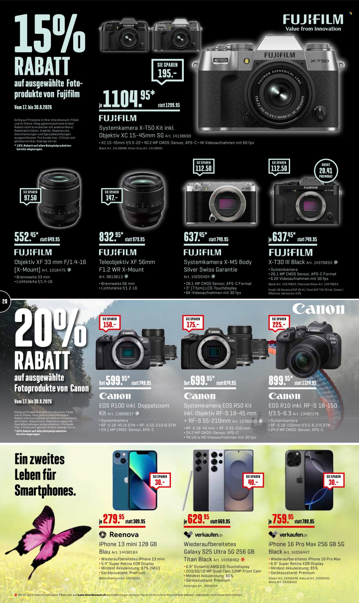 Prospekte Interdiscount - 24.8.2026 - 30.8.2026. Seite 20. Seite 20