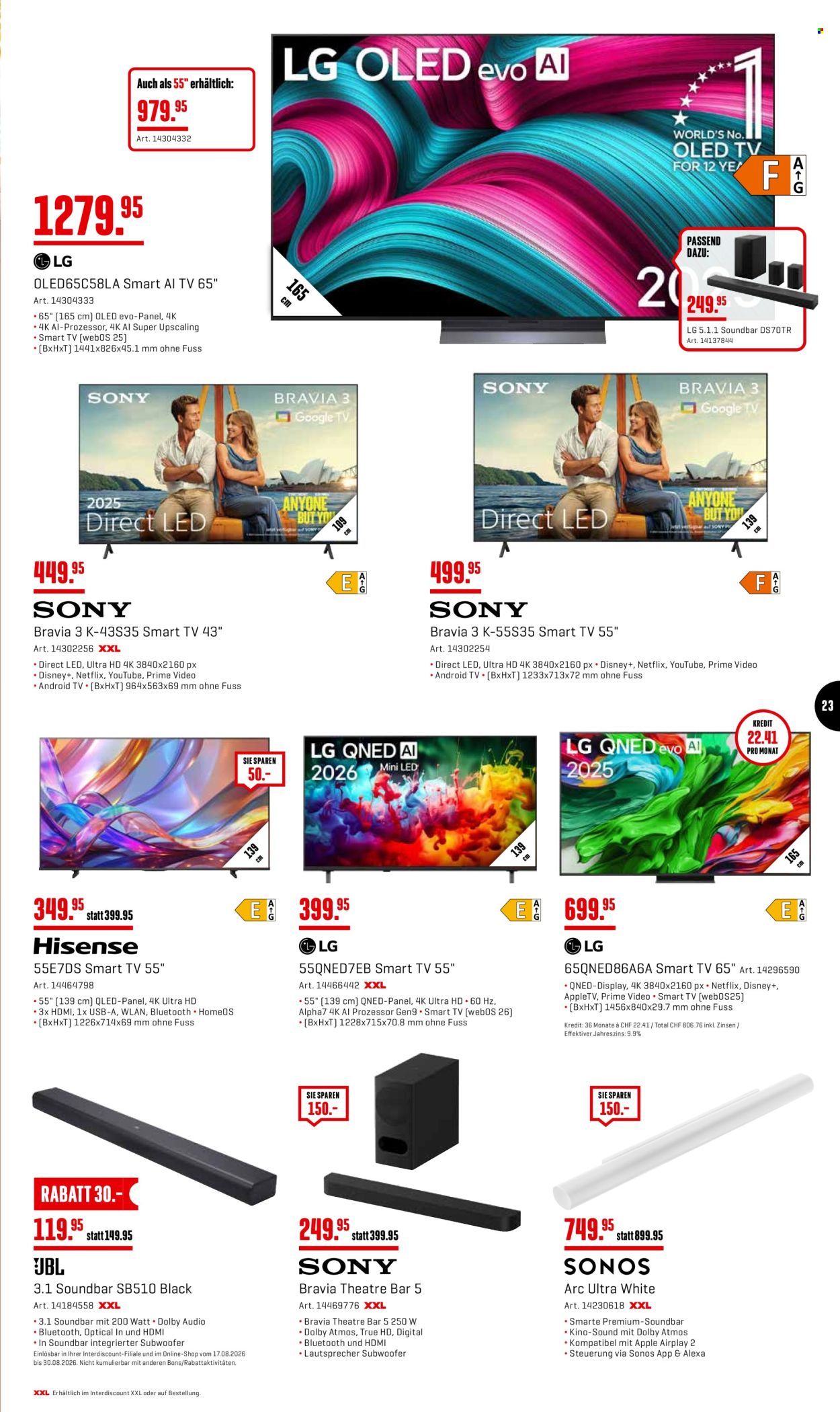 Prospekte Interdiscount - 24.8.2026 - 30.8.2026. Seite 23. Seite 23