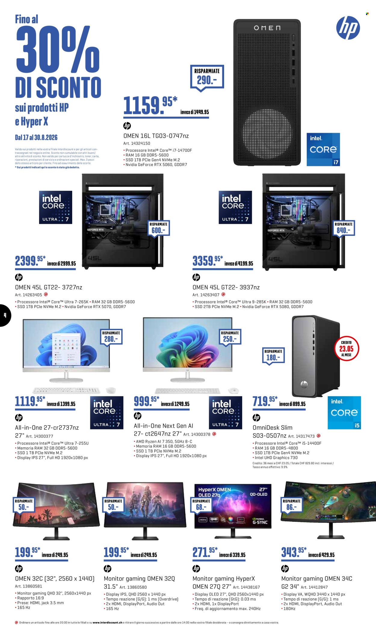 Prospekte Interdiscount - 24.8.2026 - 30.8.2026. Seite 4. Seite 4