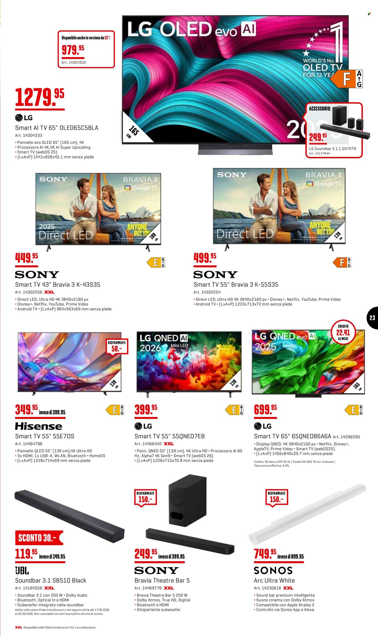 Prospekte Interdiscount - 24.8.2026 - 30.8.2026. Seite 23. Seite 23