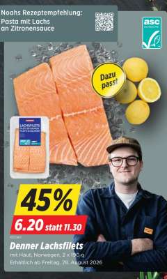 Denner Lachsfilets