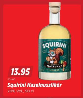 Squirini Haselnusslikör