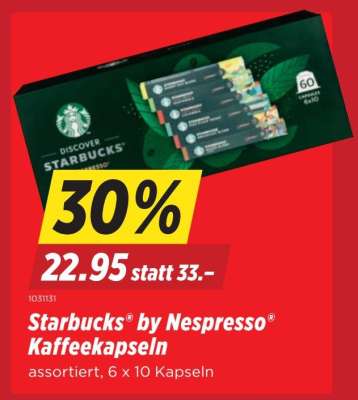 Starbucks® by Nespresso® Kaffeekapseln