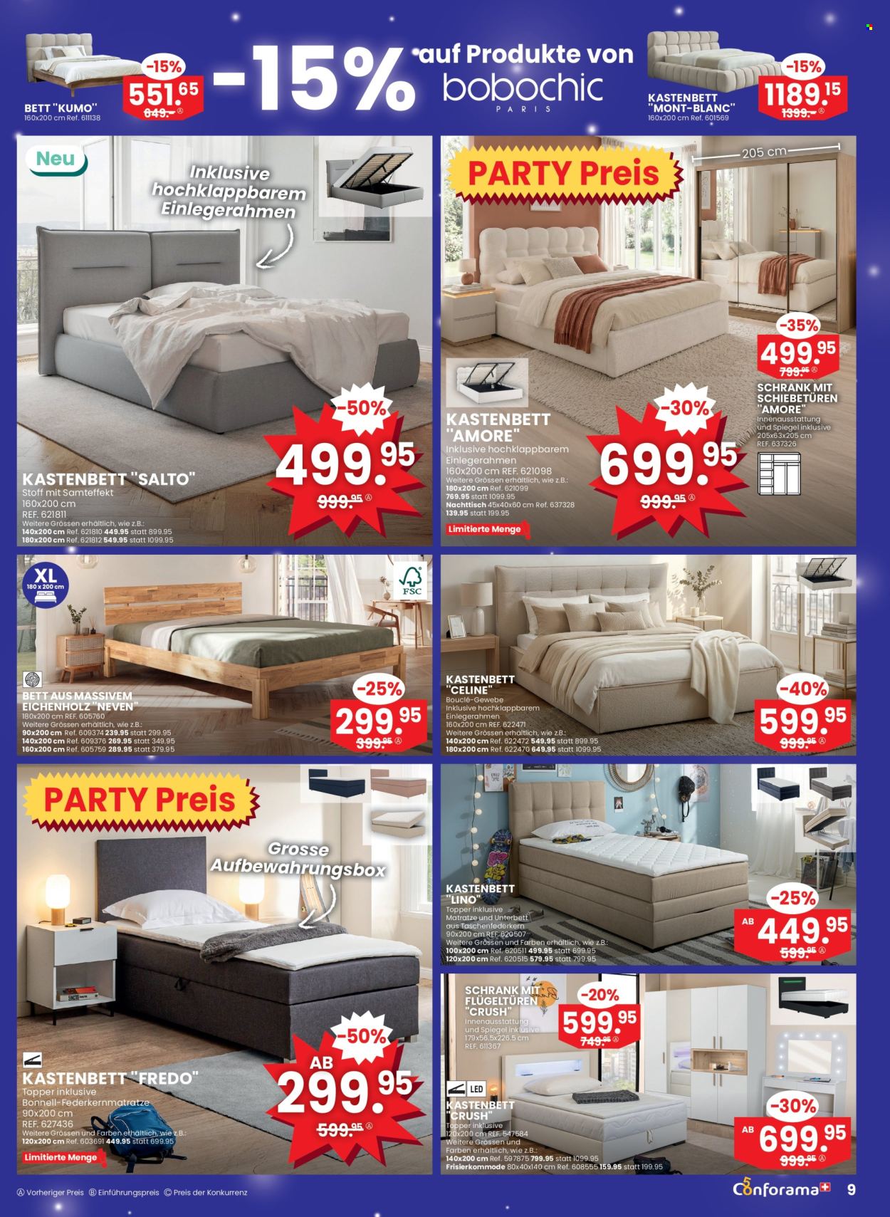 Prospekte Conforama - 26.8.2026 - 8.9.2026. Seite 9. Seite 9