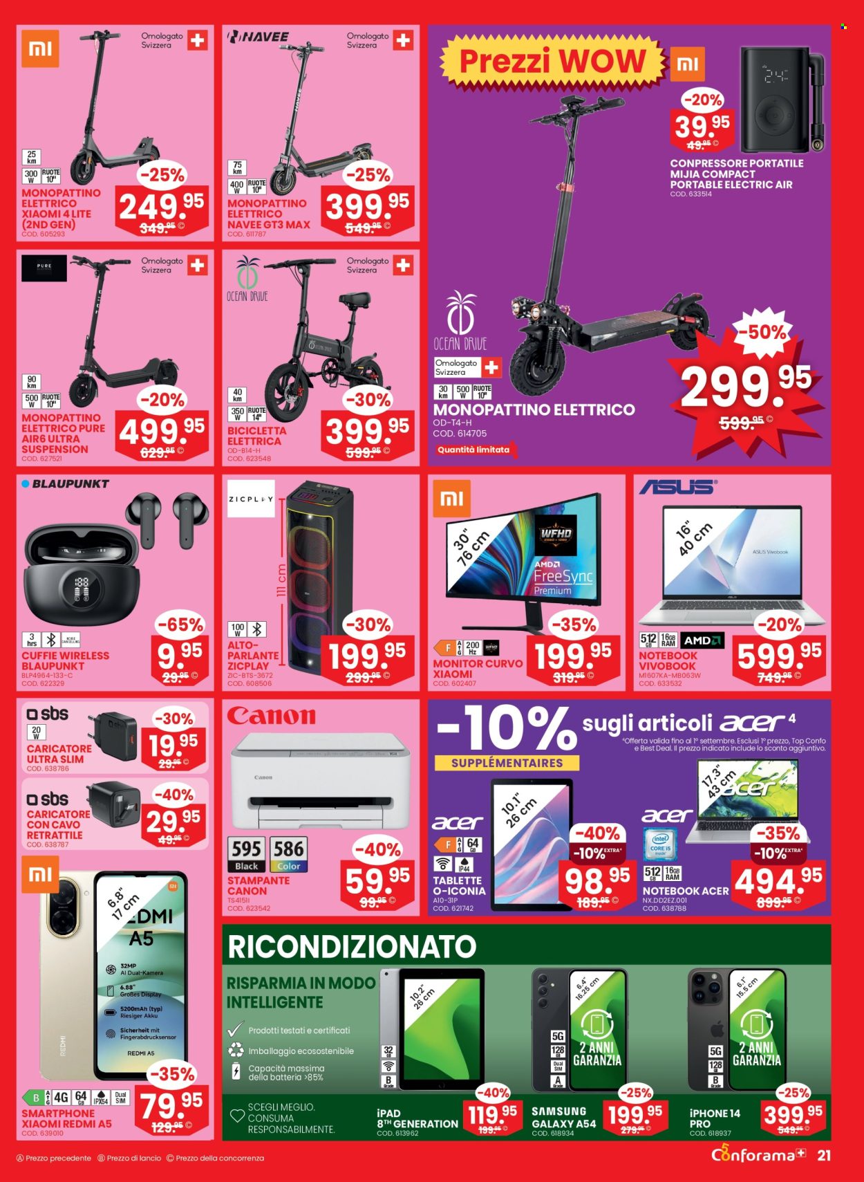 Prospekte Conforama - 26.8.2026 - 8.9.2026. Seite 21. Seite 21