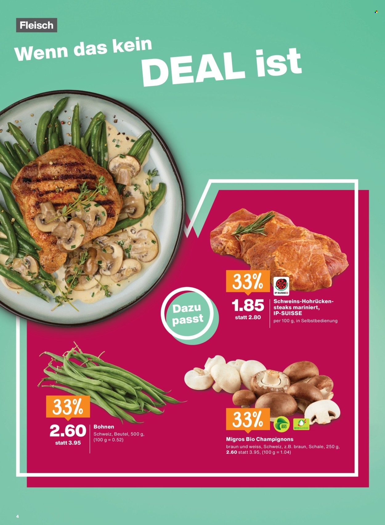 Prospekte Migros - 27.8.2026 - 2.9.2026. Seite 4. Seite 4