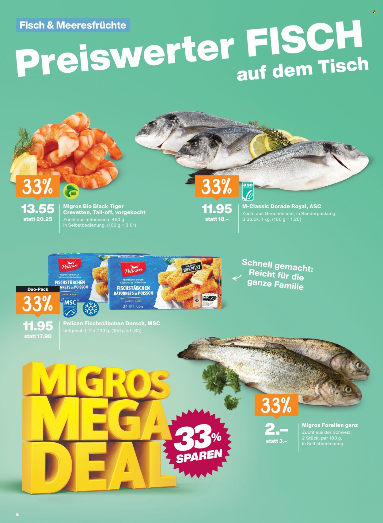 Prospekte Migros - 27.8.2026 - 2.9.2026. Seite 8. Seite 8
