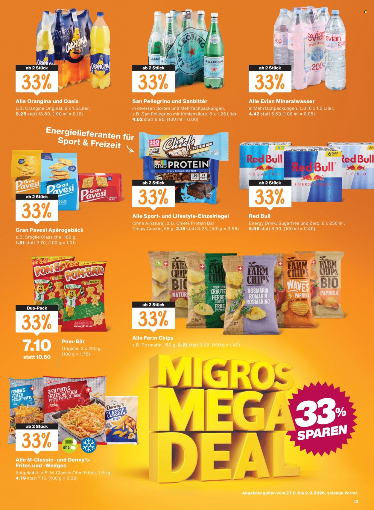 Prospekte Migros - 27.8.2026 - 2.9.2026. Seite 13. Seite 13