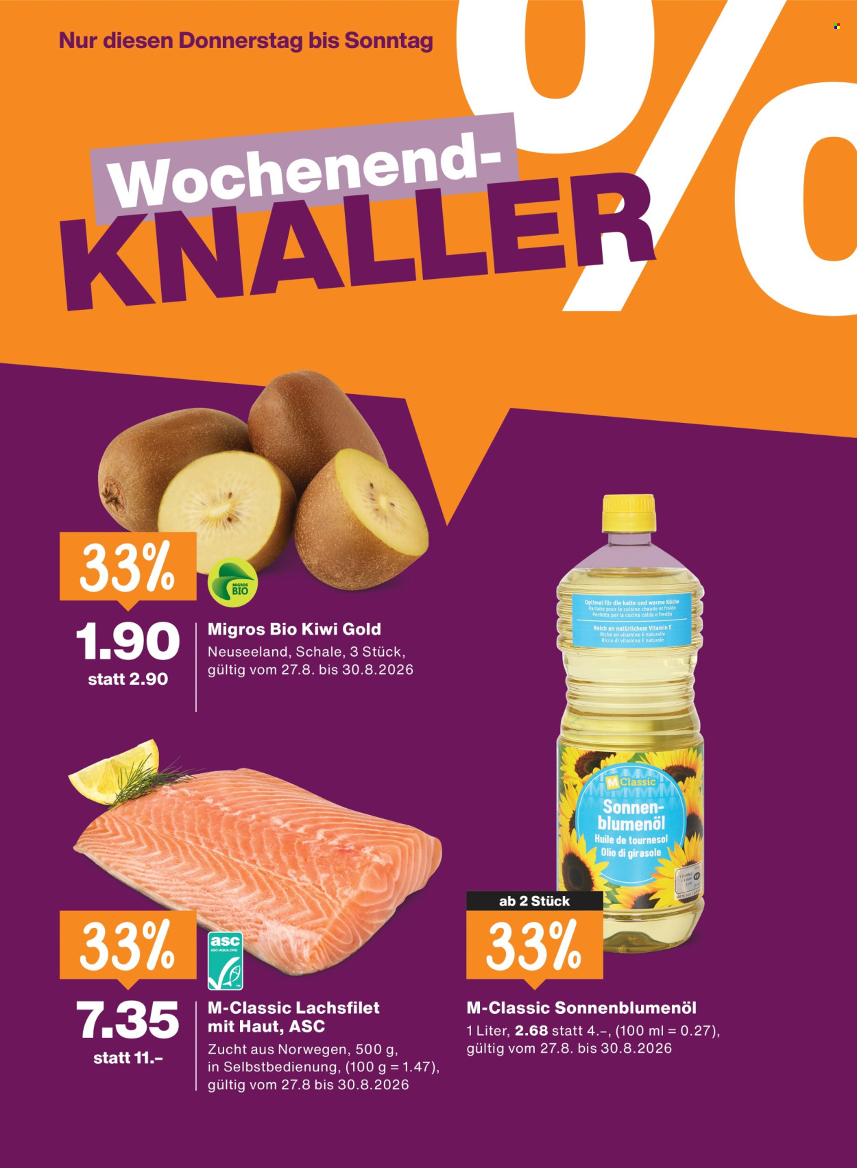 Prospekte Migros - 27.8.2026 - 2.9.2026. Seite 20. Seite 20