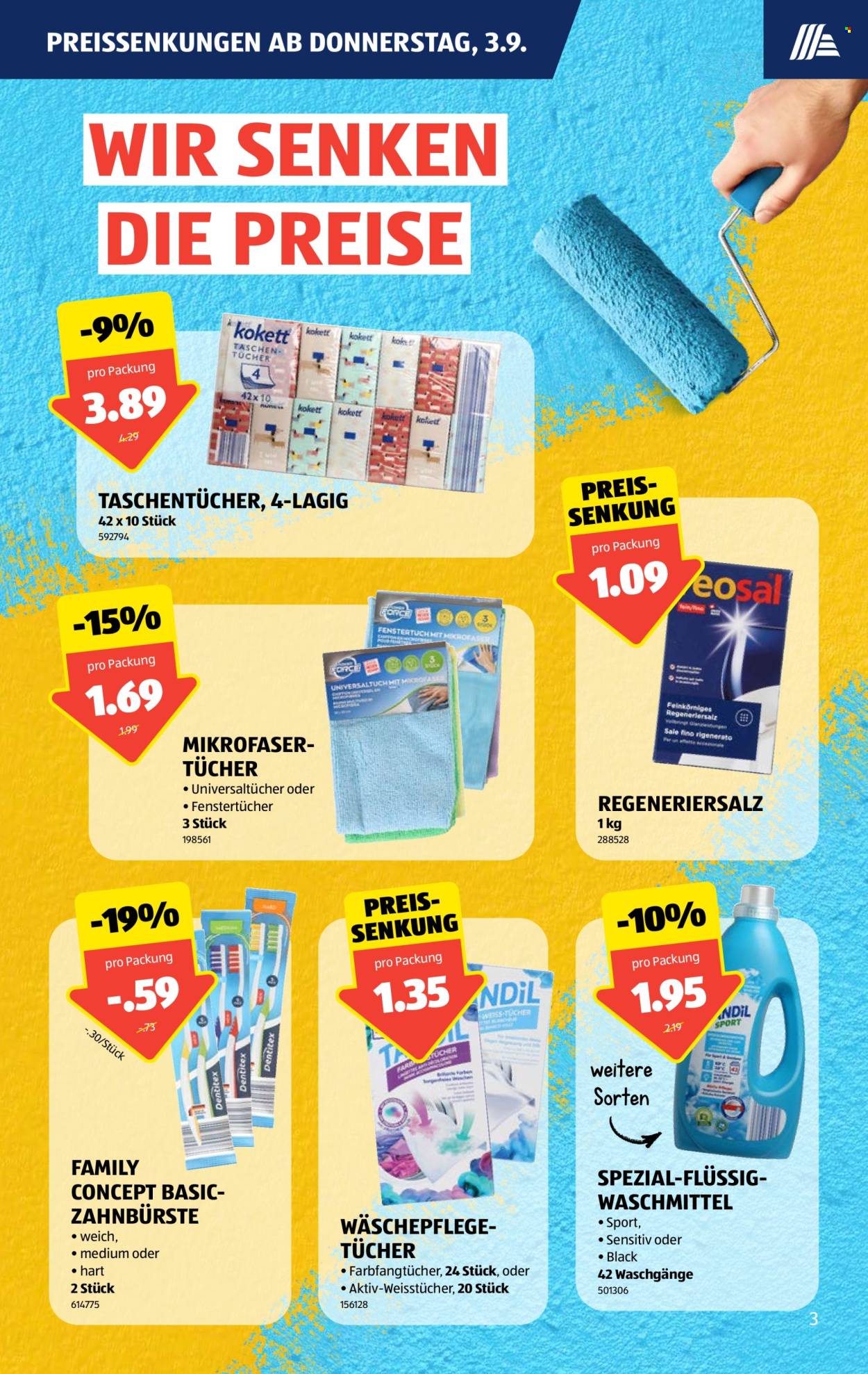 Prospekte Aldi - 3.9.2026 - 9.9.2026. Seite 3. Seite 3