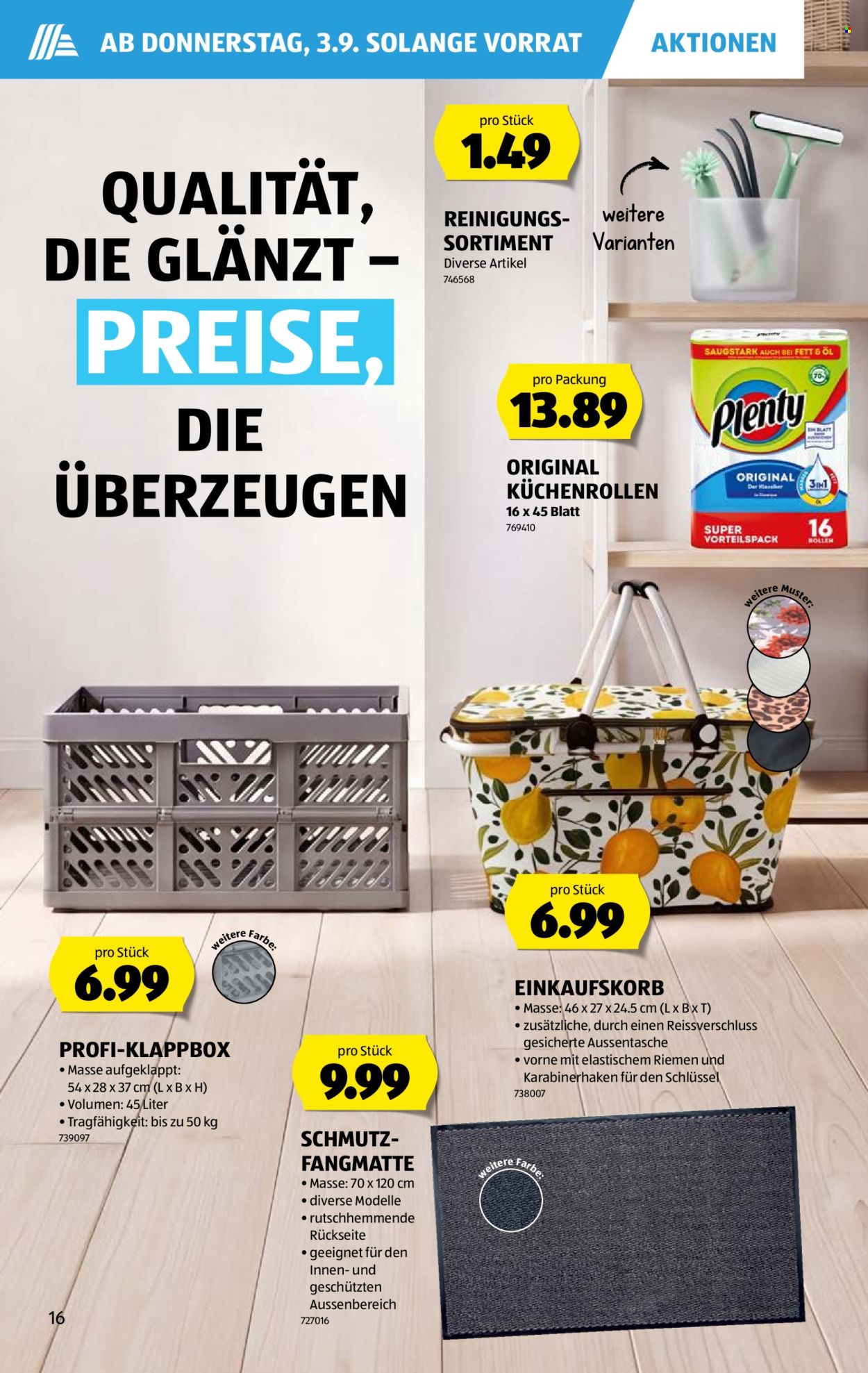 Prospekte Aldi - 3.9.2026 - 9.9.2026. Seite 16. Seite 16