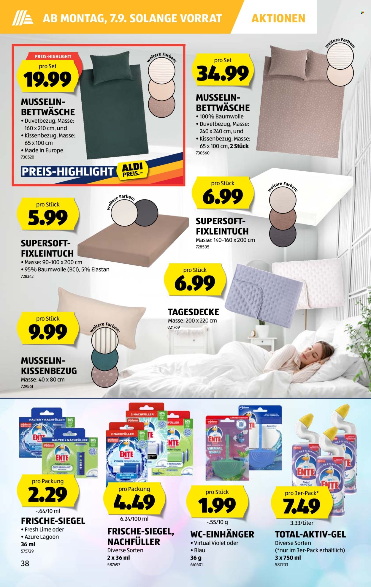 Prospekte Aldi - 3.9.2026 - 9.9.2026. Seite 38. Seite 38