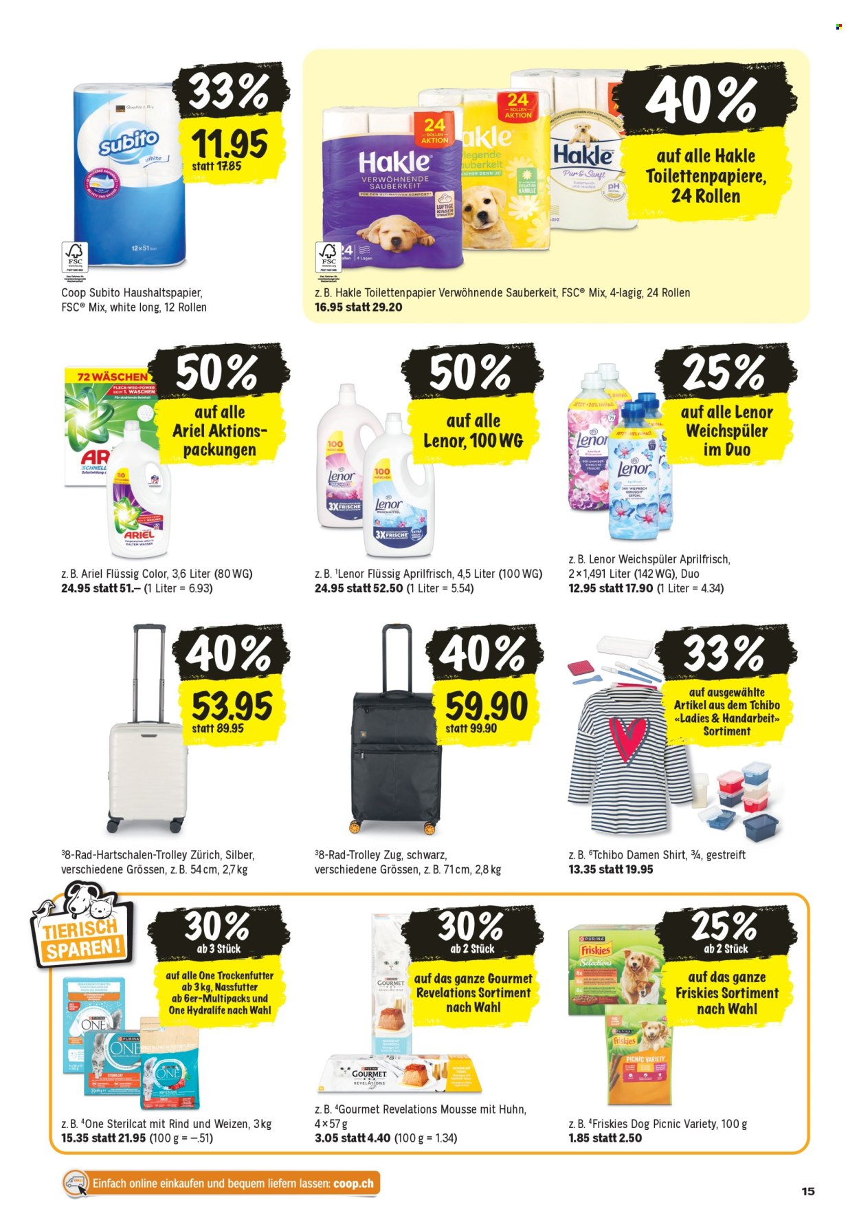 Prospekte Coop - 27.8.2026 - 2.9.2026. Seite 15. Seite 15