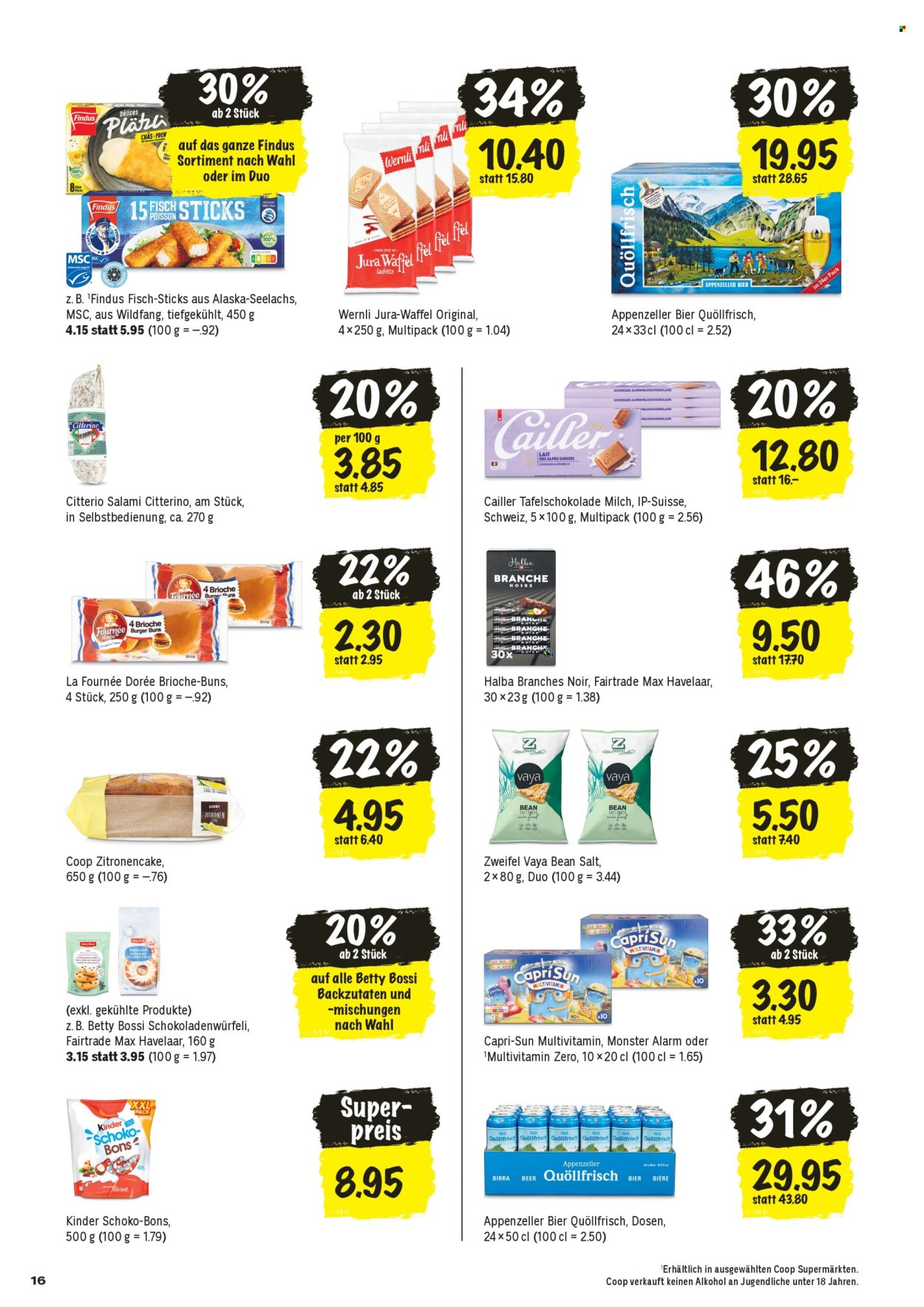 Prospekte Coop - 27.8.2026 - 2.9.2026. Seite 16. Seite 16