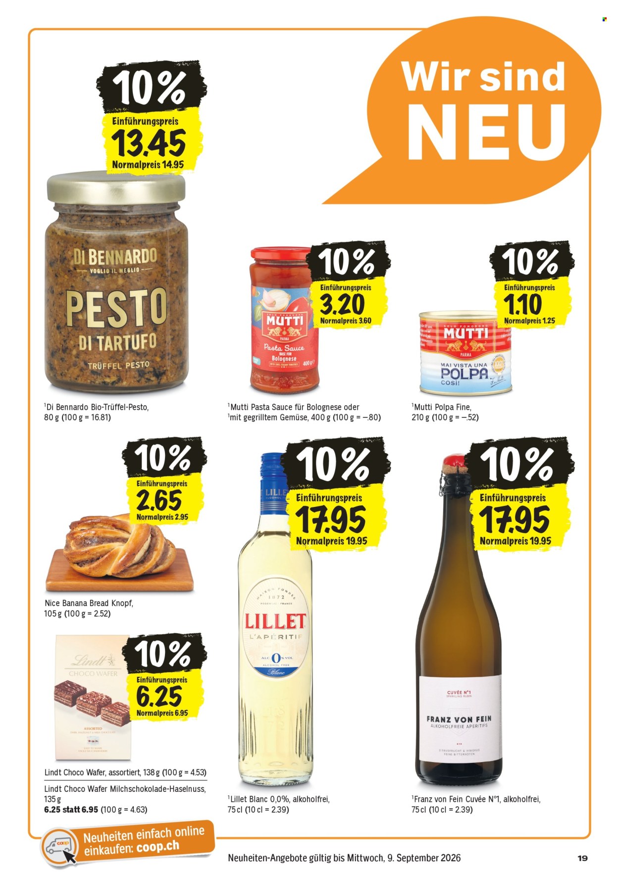 Prospekte Coop - 27.8.2026 - 2.9.2026. Seite 19. Seite 19