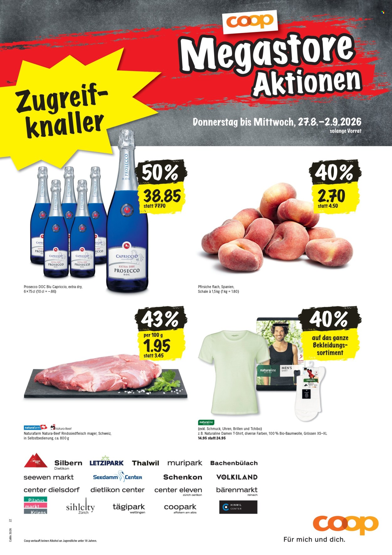Prospekte Coop - 27.8.2026 - 2.9.2026. Seite 21. Seite 21