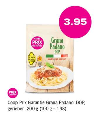 Coop Prix Garantie Grana Padano
