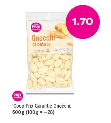 Coop Prix Garantie Gnocchi