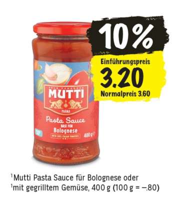 Mutti Pasta Sauce