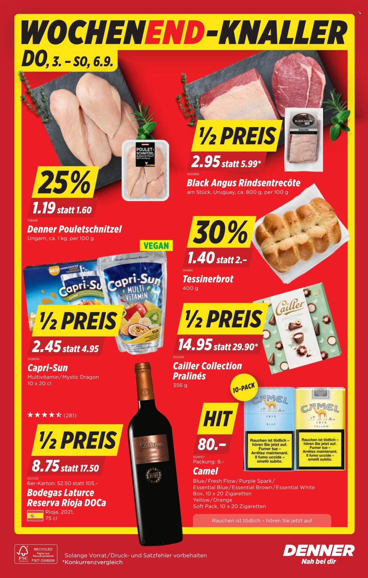 Prospekte Denner - 3.9.2026 - 9.9.2026. Seite 20. Seite 20