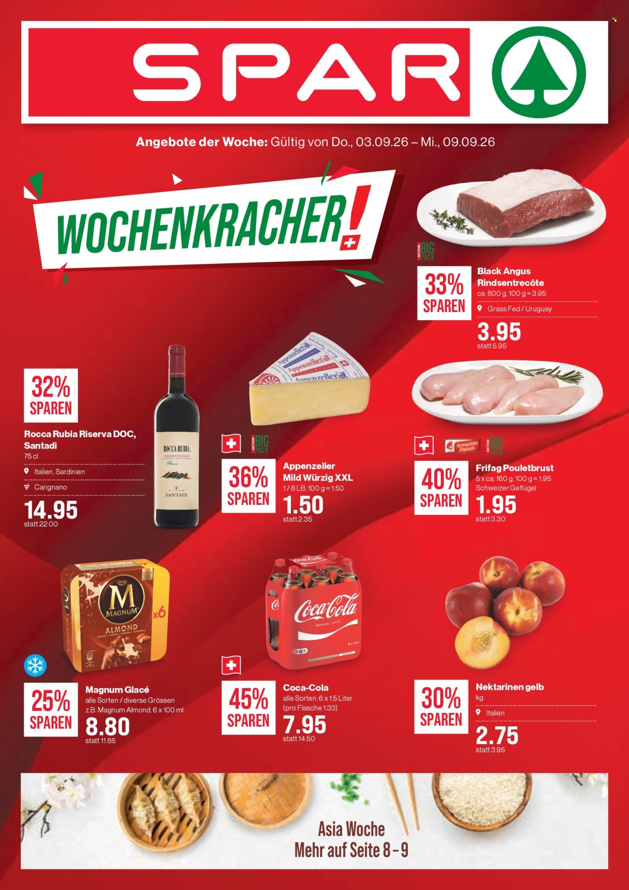 Prospekte SPAR - 3.9.2026 - 9.9.2026. Seite 1. Seite 1